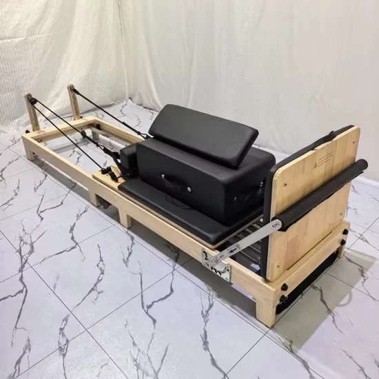 Maple Oak Wood Folding Pilates Reformer Bed Wholesale In Stock