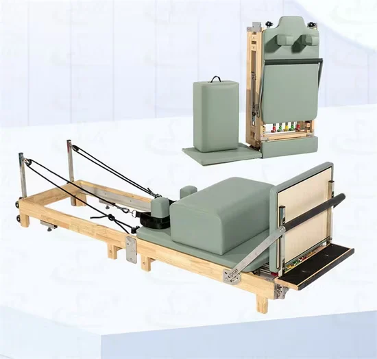 Maple Wood Pilates Reformer Bed Trainer Exercises Core Bed