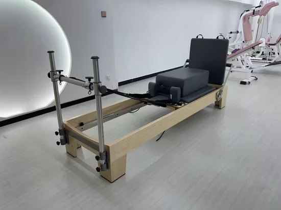 Maple Wooden Pilates Reformer with Adjust Pulley In Stock