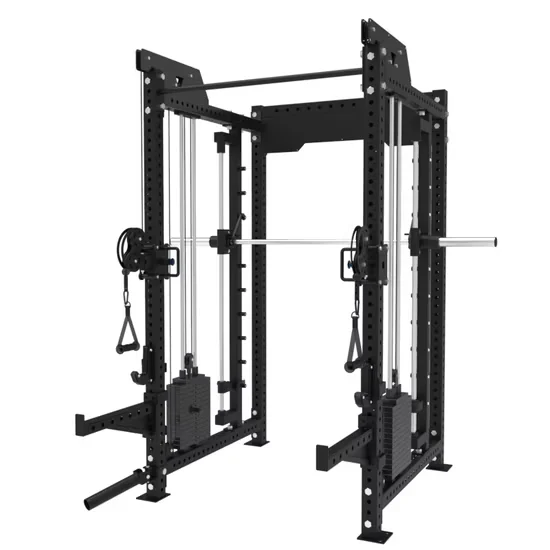 ME15B Multi Functional Smith Machine Power Rack with Dual Cable Crossover In Stock Wholesale