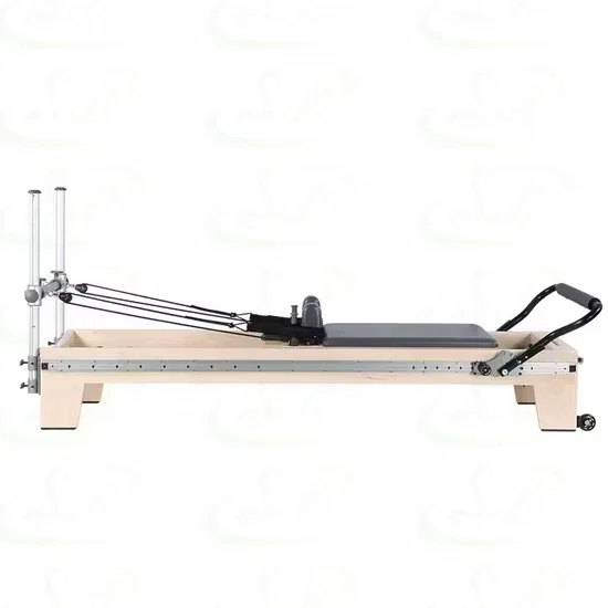 Solid Maple Wood Pilates Reformer with Tower – In Stock Wholesale