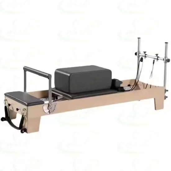 Solid Maple Wood Pilates Reformer with Tower SRY-25 In Stock Wholesale