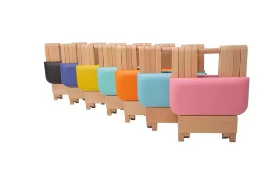 Solid Wood Portable Folding Yoga Chair for Home Pilates Exercise