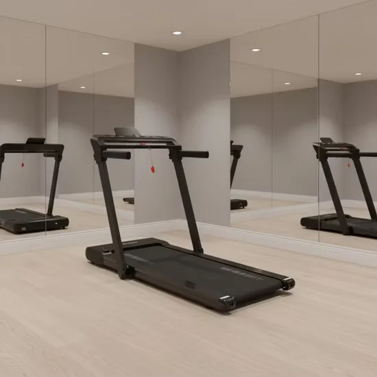 W08 Anti-Slip Folding Home Electric Treadmill In Stock