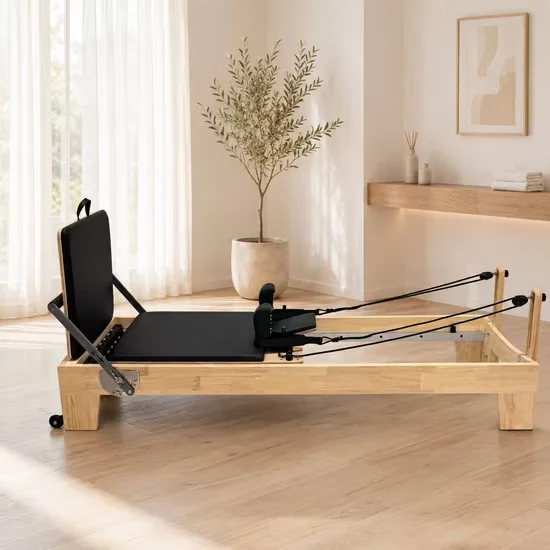 [WARN] draft identifier mismatch Pilates Reformer Bed White Maple Wood Exercise Equipment Wholesale