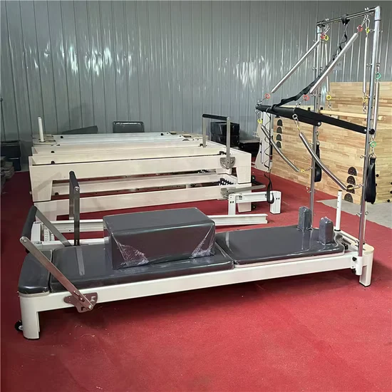 White Aluminum Pilates Reformer with Tower In Stock Wholesale