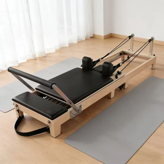 Wholesale Maple Solid Wood Foldable Pilates Reformer In Stock