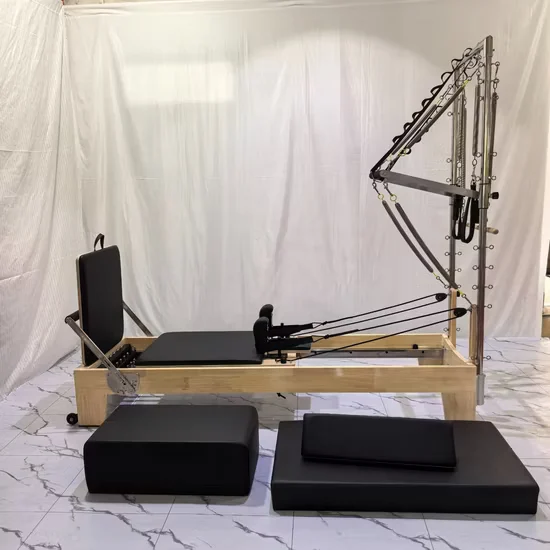 Wholesale Pilates Reformer with Half Trapeze Tower for Studio