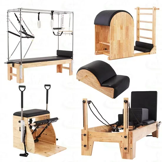 Wood Pilates Reformer Bed for Yoga Training Wholesale In Stock
